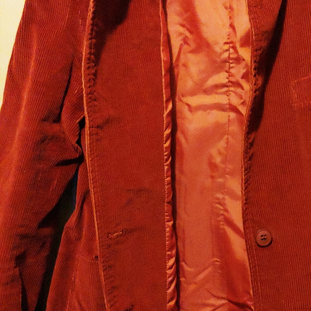 Corduroy Blazer Cinnamon Vintage Excellent Condition